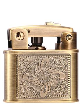 高档日本王子煤油打火机自动P打火老式头虫RNCE太子个性磕砂轮I打