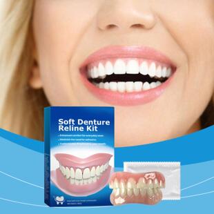 Dental teeth provi fill between veneers cosmetic gaps