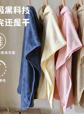 连帽类宝浴袍a宝珊瑚绒吸水裹巾k男女童加s8262#8厚卡通婴儿斗篷