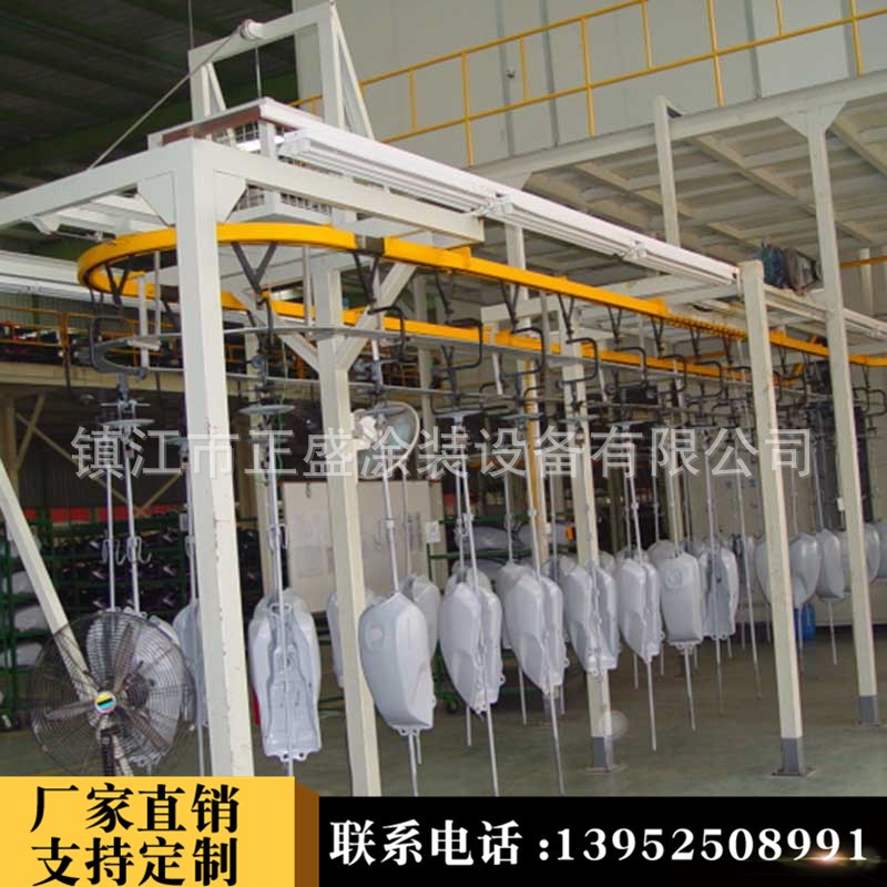 新型路灯柱喷漆喷塑塑流线喷 流水线 灯具盆浴 路005灯杆喷水涂设