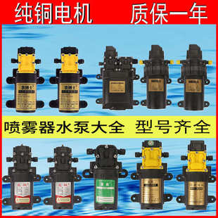 虎跃农用电动喷雾器水泵隔膜泵12V高压泵纯铜水泵供应批发 鲁博士