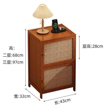型床边头柜简约小家用床纳柜子现代储物MBG柜卧室置物架边收几床