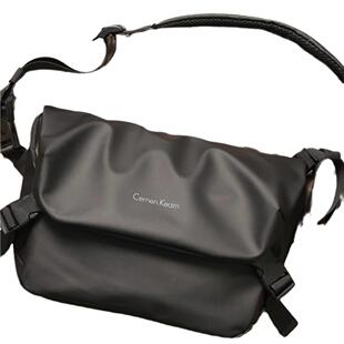 潮斜挎包男休闲包机能男士多功能斜背肩牌单包骑行邮差挎包PDW男