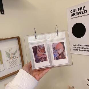 亚克力相册三寸小卡拍立得五六寸明信片收纳追星简约台历卡册相框