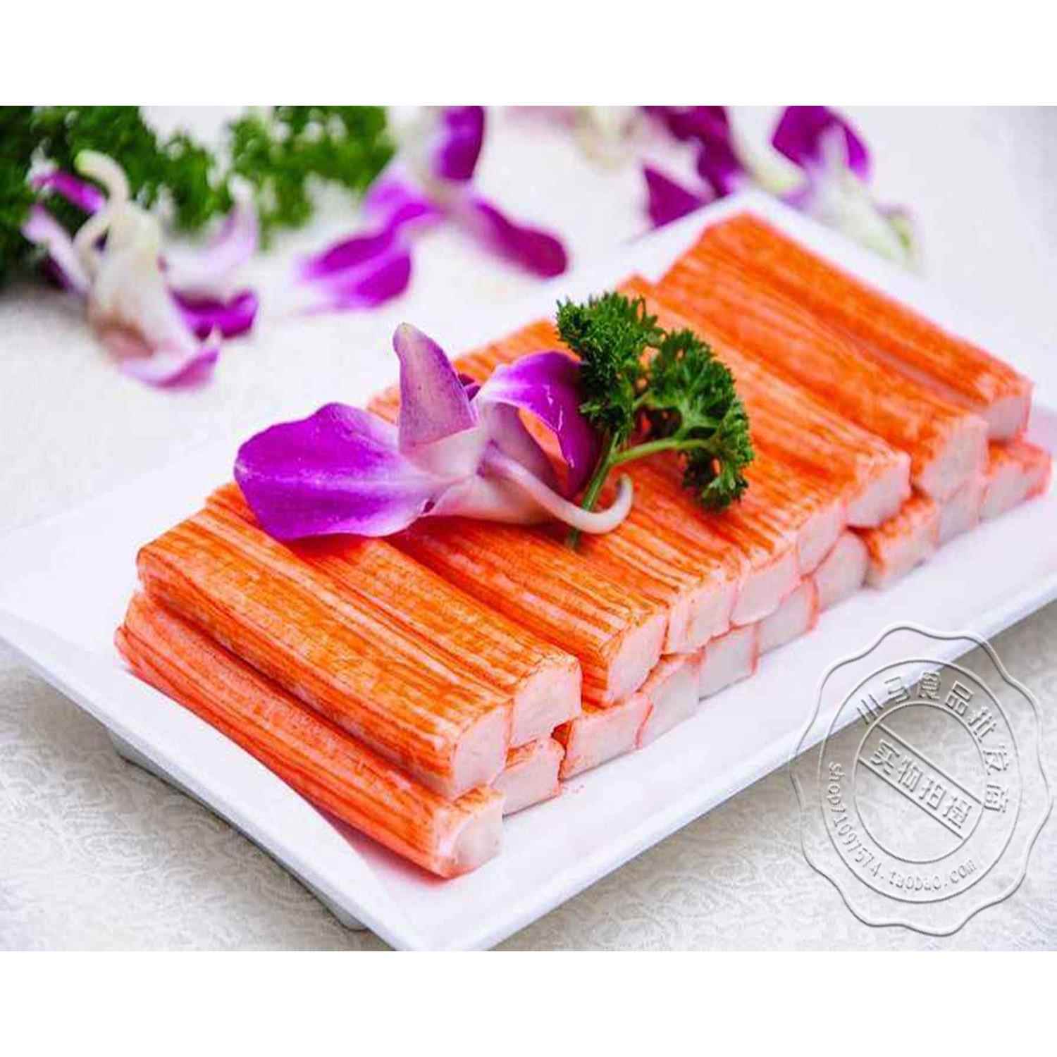 新品大崎蟹柳 日本料理 火锅蟹柳 寿司蟹肉棒大崎风味蟹柳500克煮