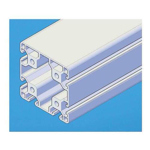 工业铝合金欧标8080Q一面封槽80X80N1封槽铝型材设备框架型材