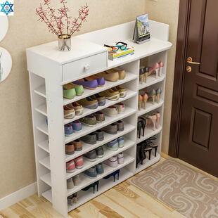 Shoe dust layer wood box Multi Storage cabinet rack proof