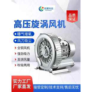 锐景XGB高压漩涡风机养殖增氧泵鱼塘鱼池增氧机工业吹吸鼓风机