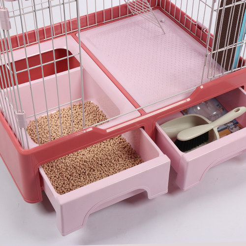 逸厕所猫笼猫大型室内舍猫别墅盆创笼子家用猫自由空间带猫砂一体