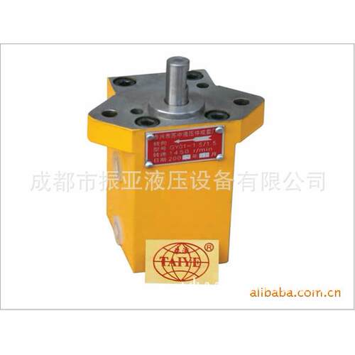 GY01-1.5*1.0/1.5*1.5 型磨床液压齿轮油泵，磨床双联齿轮泵