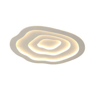 卧室灯2021年新款 梯田云梯云朵波纹吸顶灯主卧LED客厅房间灯北欧