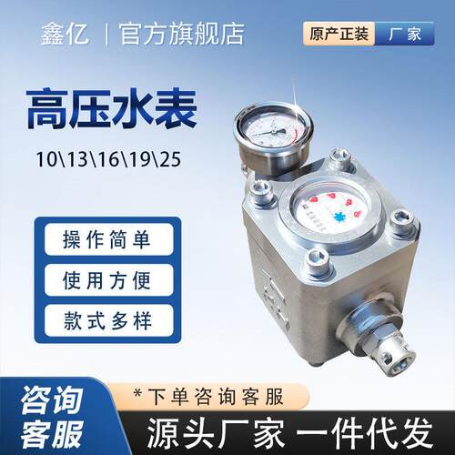 SGZ双功能高压水表16Mpa多功能高压水表ZGS/SGS/SGZ煤层注水表
