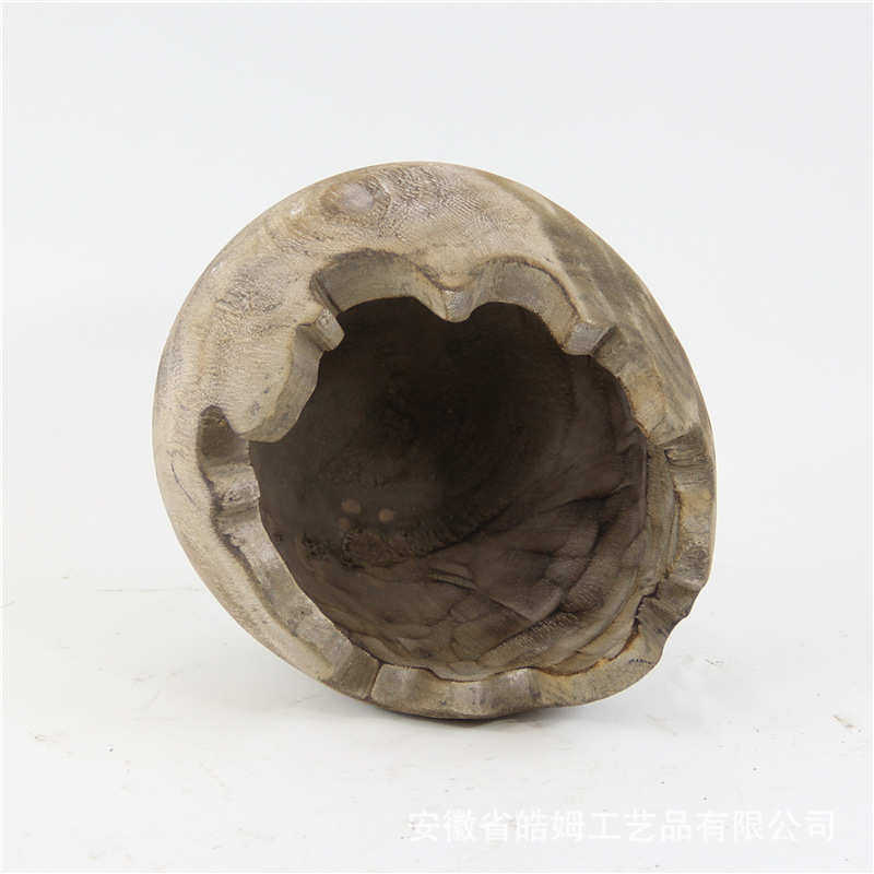 厂家销售手工木质花瓶北欧新中式民宿客餐厅卧室书房软装摆件花瓶