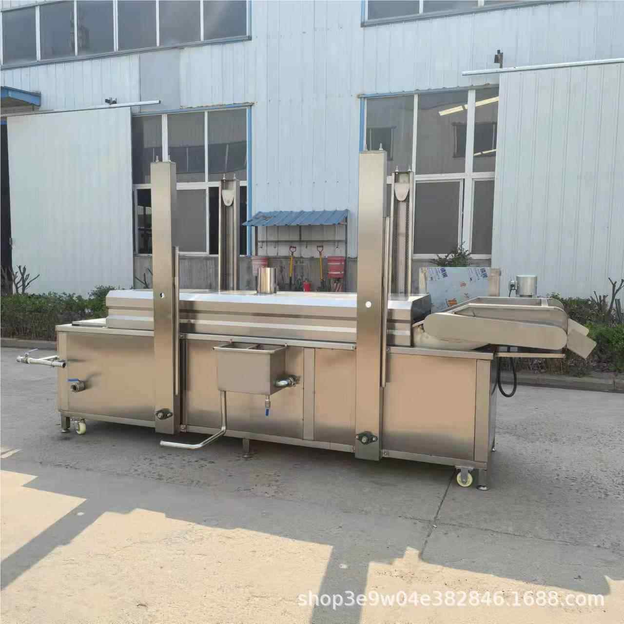 全自动油水线薯片小炸酥流肉米小鱼茄盒藕盒鸡花鸡排可升降油炸线