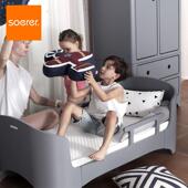 sorr施XZT乐儿童床ee档实木婴儿床时尚 弯曲木婴儿成长高床少年家