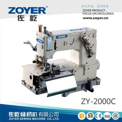 2000C双针平台型裤耳机裤袢机带刀自动切断链式多针机缝纫机