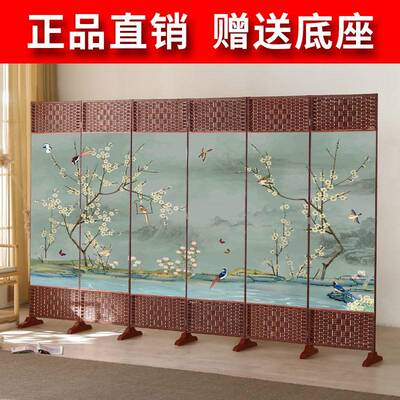 简易屏风折叠移动隔断墙卧室遮挡家用客厅现代简约办公室平风帘