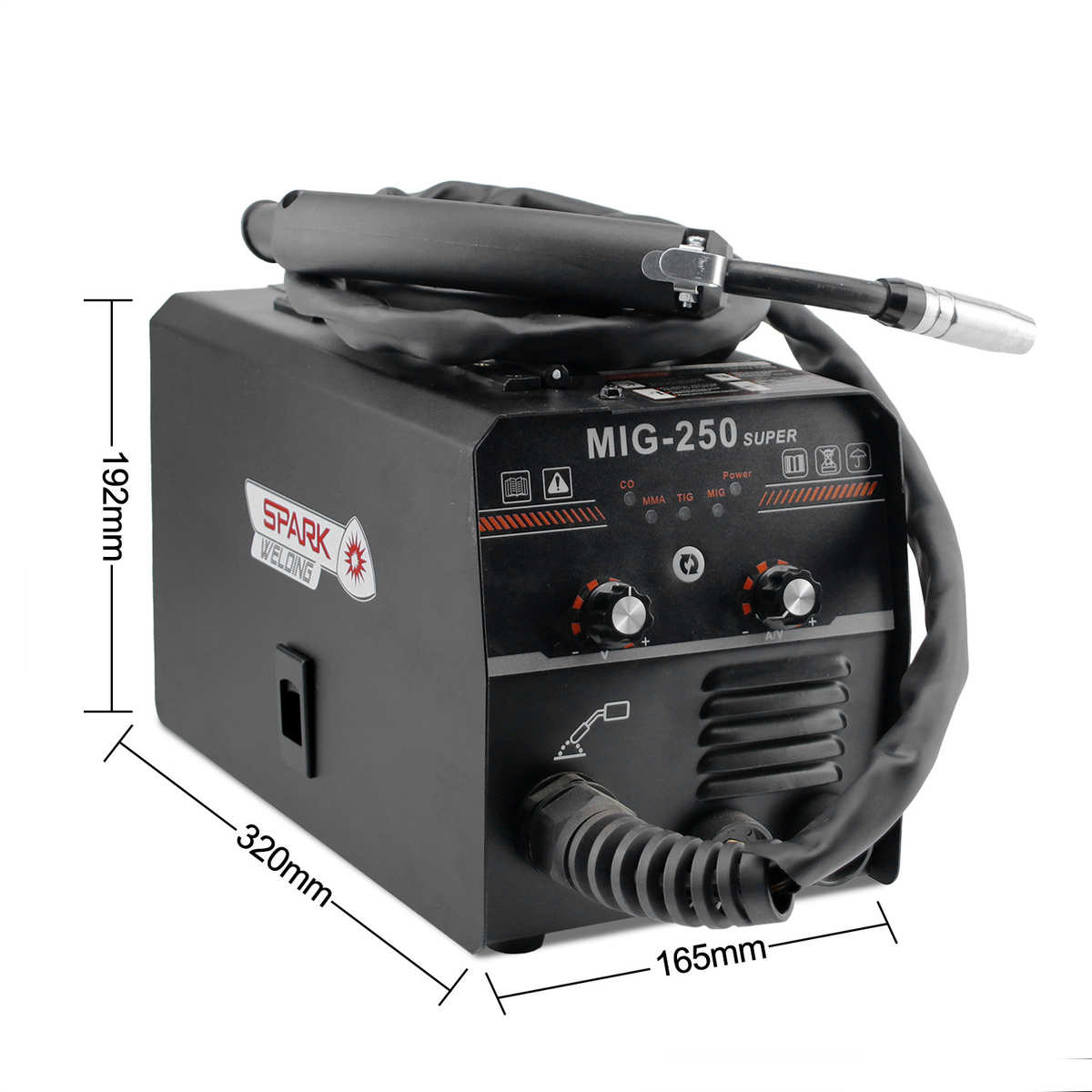 SPARK二保焊机手工焊氩焊机220v多功能家用手持便捷式无气电焊机