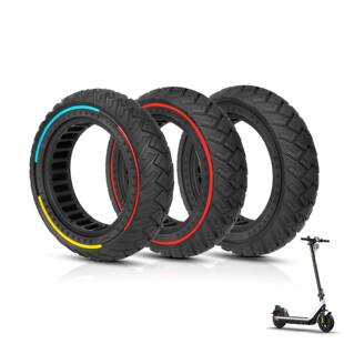 Ulip9.5*2.5机翼纹越野实心胎小牛KQI3电动滑板车防爆胎耐磨轮胎