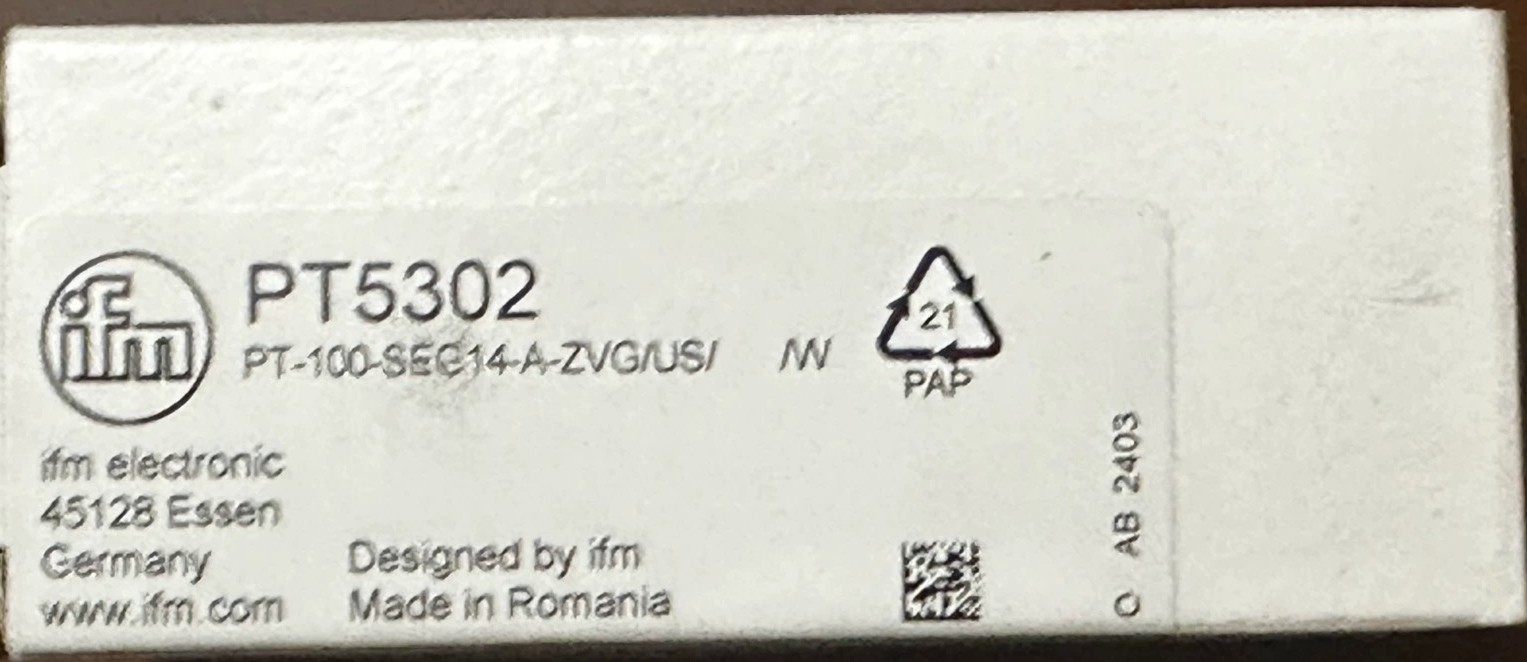 工程剩余全新原装易福门压力变送器