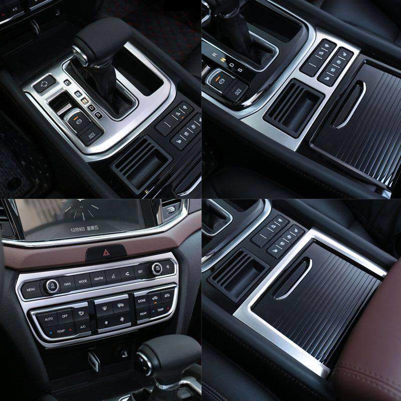 广汽传祺GS8排挡贴片改装内饰亮片出风口排挡框装饰框仪表台亮条