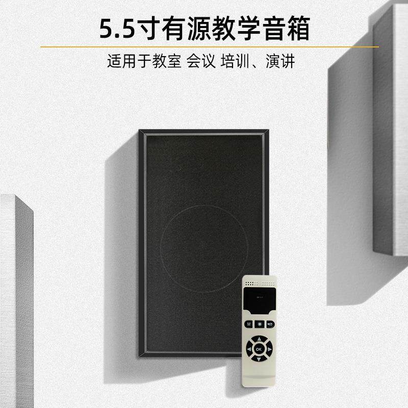 索学工厂直销2.4G无线麦克风教学有源壁挂音箱功放会议教室培训