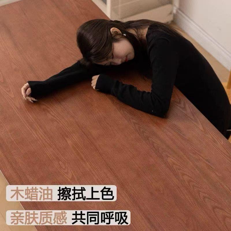 实木大板双人电脑桌台卧用办公式桌大长桌1家两人室位情侣电竞桌