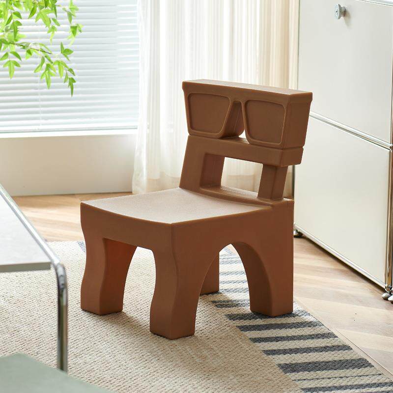 欧式塑料儿童小凳子小户型家用创意靠背矮凳加厚儿童客厅宝宝椅