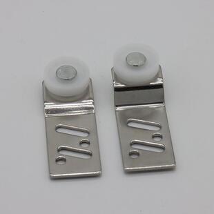 吊轮式塑料吊轮不锈钢胶轮吊辘商用厨房配件打荷台移动整体橱柜门