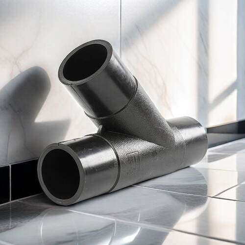 真空排水110PE对接63斜三通75水管电熔200承插90接头配件高承压好