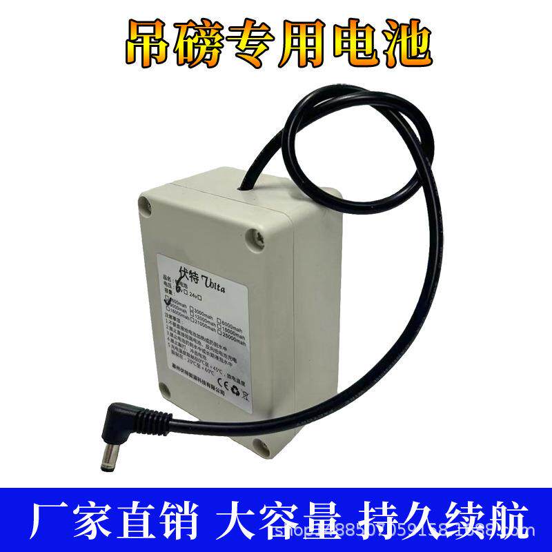 电子吊秤电池无线吊磅电池河南今迈吊秤电池6VD8000MAH通用圆孔