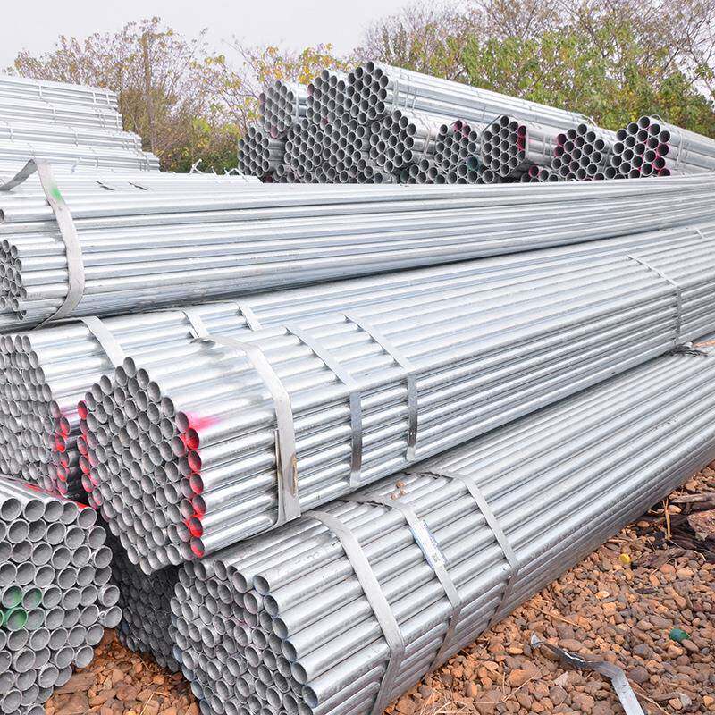 湖南长沙 镀锌管 消防热镀锌钢管 热镀锌管Q235b 大棚管 空调管