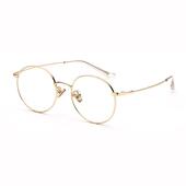 高档2022镜款 潮白敬亭复古圆框艺近视防蓝光文辐射眼框男平光镜女