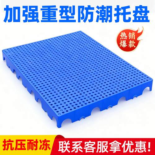 加强重型防潮托盘仓储塑料托盘冷库地台板货物垫仓板露营物流垫板
