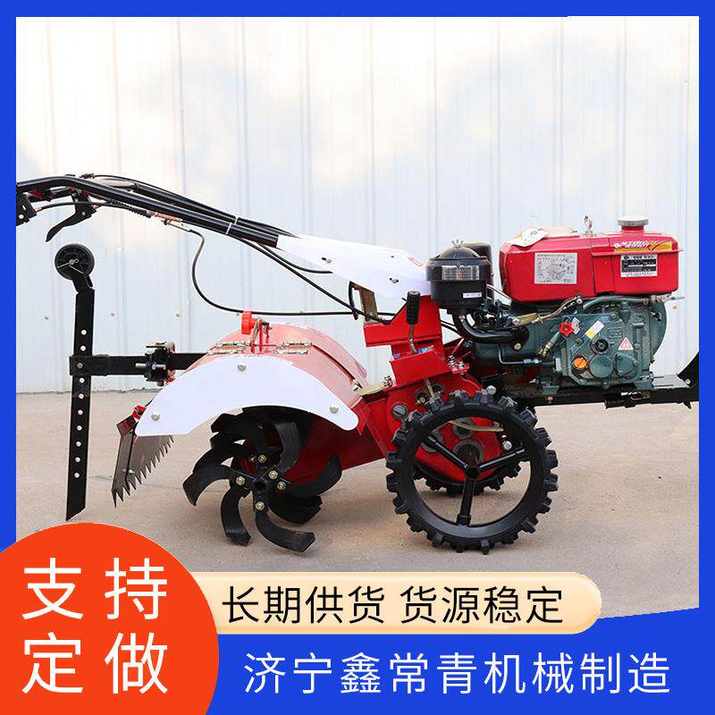 小型手扶式农用170型微耕机多功能土壤旋耕机菜园开沟培土机