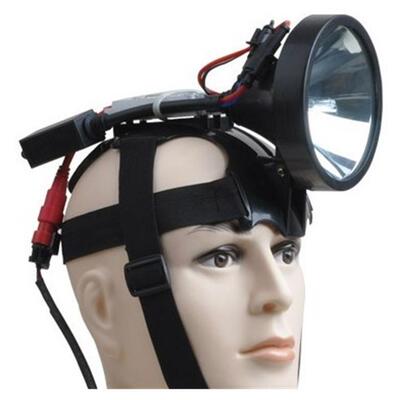 日本进口俱竞阳703强光HID氙气灯12V氙气头灯头戴式灯100w户外照