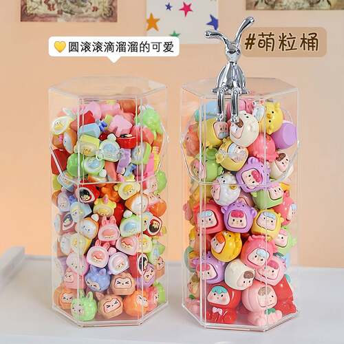 Clear Acrylic Display Box for Small Figurines, Transparent S