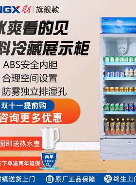XINGX/LSC-236C商用展示柜啤酒饮料陈列柜立式大容量保鲜冷柜