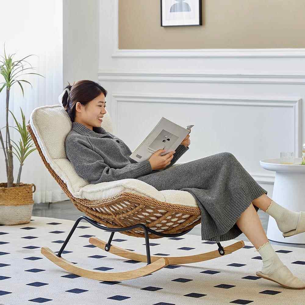 懒人摇摇用椅家龙虾人椅藤编户外休闲客厅单椅椅沙发摇JEP椅大人