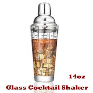 Glass Cocktail Shaker Martini Shaker Bar Shaker Measurements