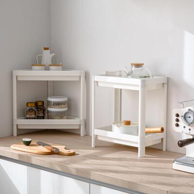 厨房置物理架塑料物架子分卫1722 172生间推层落地手架子浴室储收