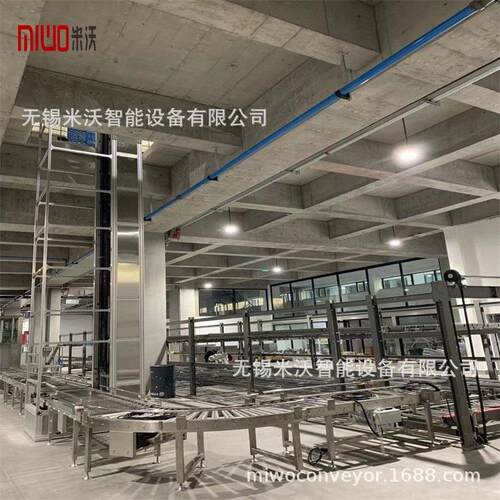 往复提升纸箱托盘输送悬臂式垂直升降短时间连续搬运占地小