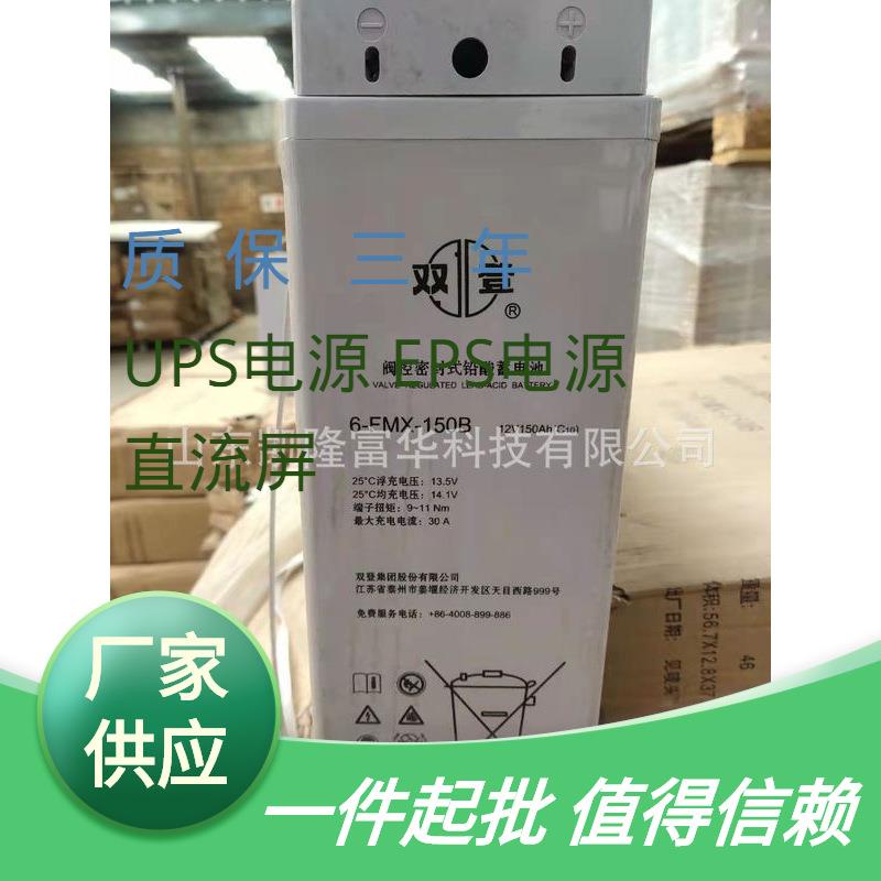双登6-FMX-100A铅酸免维护狭长型电池12V100AH通讯基站用蓄电池