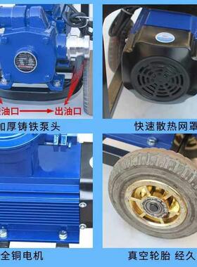 KYB系列自吸滑片泵加油站移动式防爆抽油泵HWX地下罐油罐车卸油泵