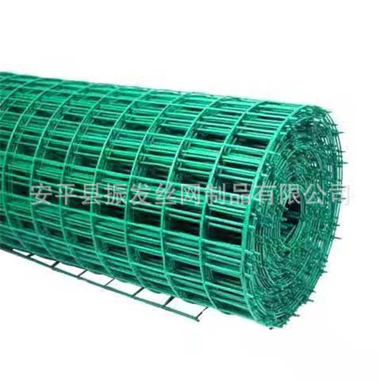 厂家供应PVC浸塑荷兰网圈地养殖绿色铁丝网鱼塘围栏网