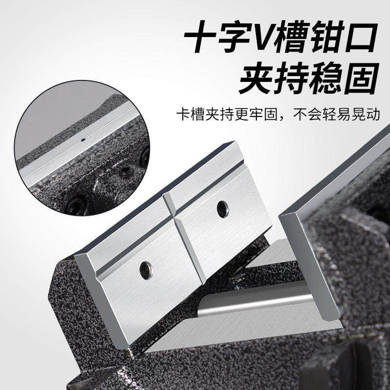 可倾斜台钳钳高精度虎万向平口钳夹具角度453钳可调度虎斜钳工台