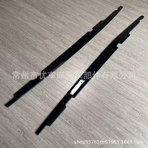 适用于宝马3系MP侧裙E90E92改装MP款侧裙亮黑碳纤纹侧裙侧扰流
