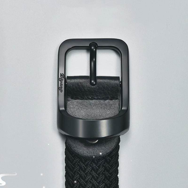 Mens Waist Belt Men Belts Leather Man For Jeans Black Male 1