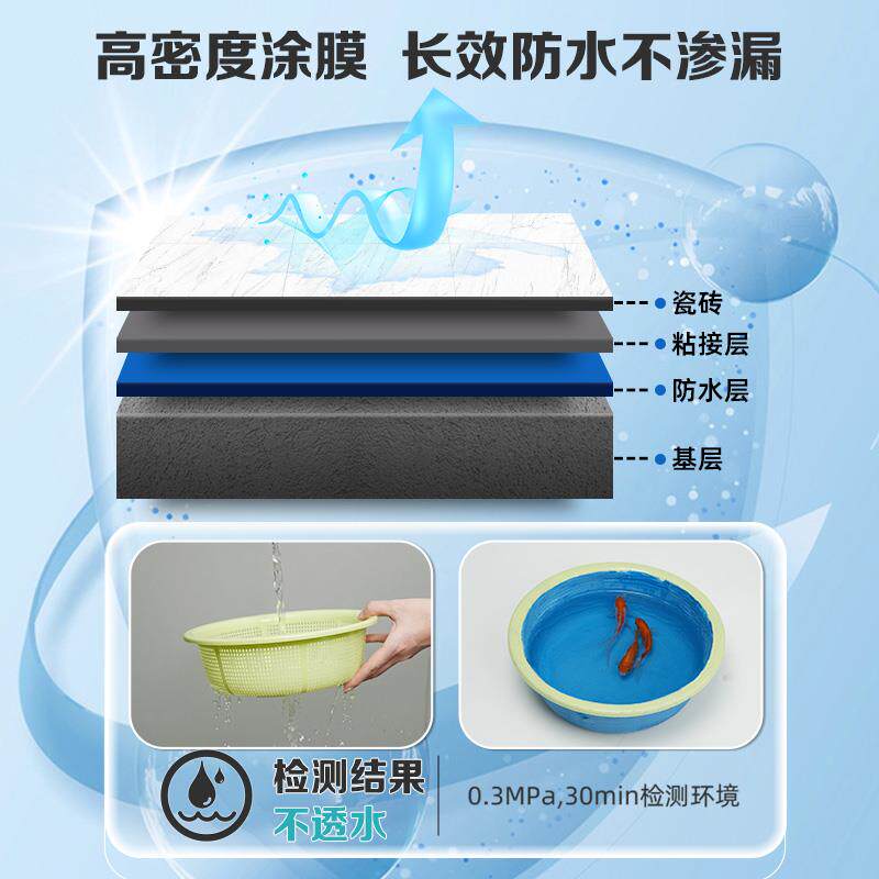 新款涂料室内卫生间厨房墙面地面补漏防漏材料堵漏王胶