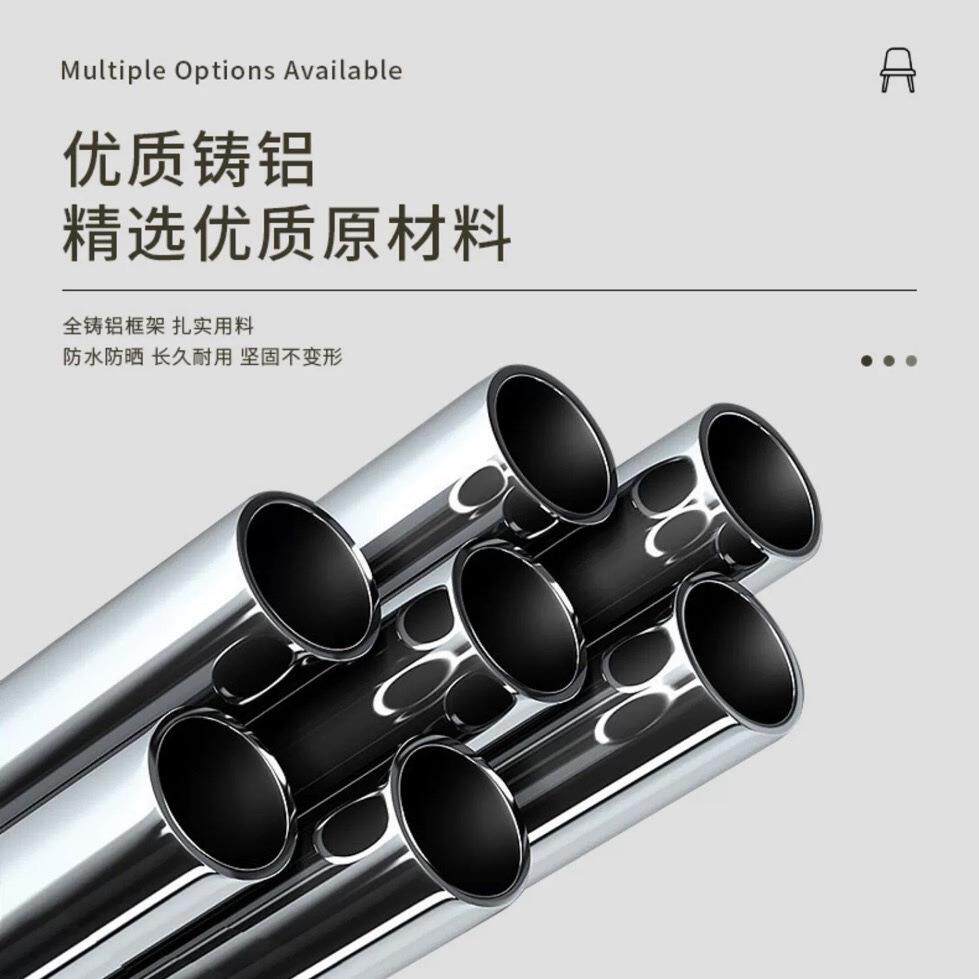 户外沙发庭院组合别墅阳台花园铸铝沙发组合防水防晒休闲铸铝家具